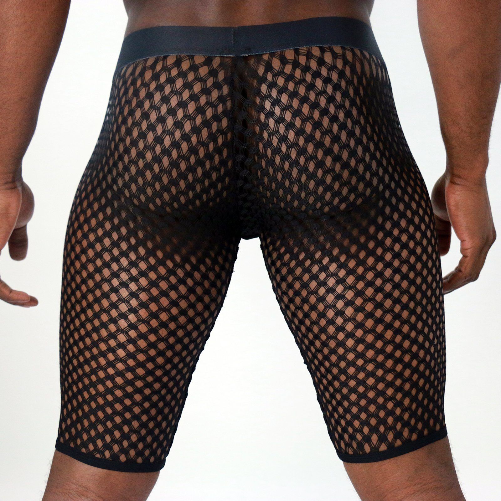 Midnight Mesh Long Shorts *Exclusive* - TasteeTreasures