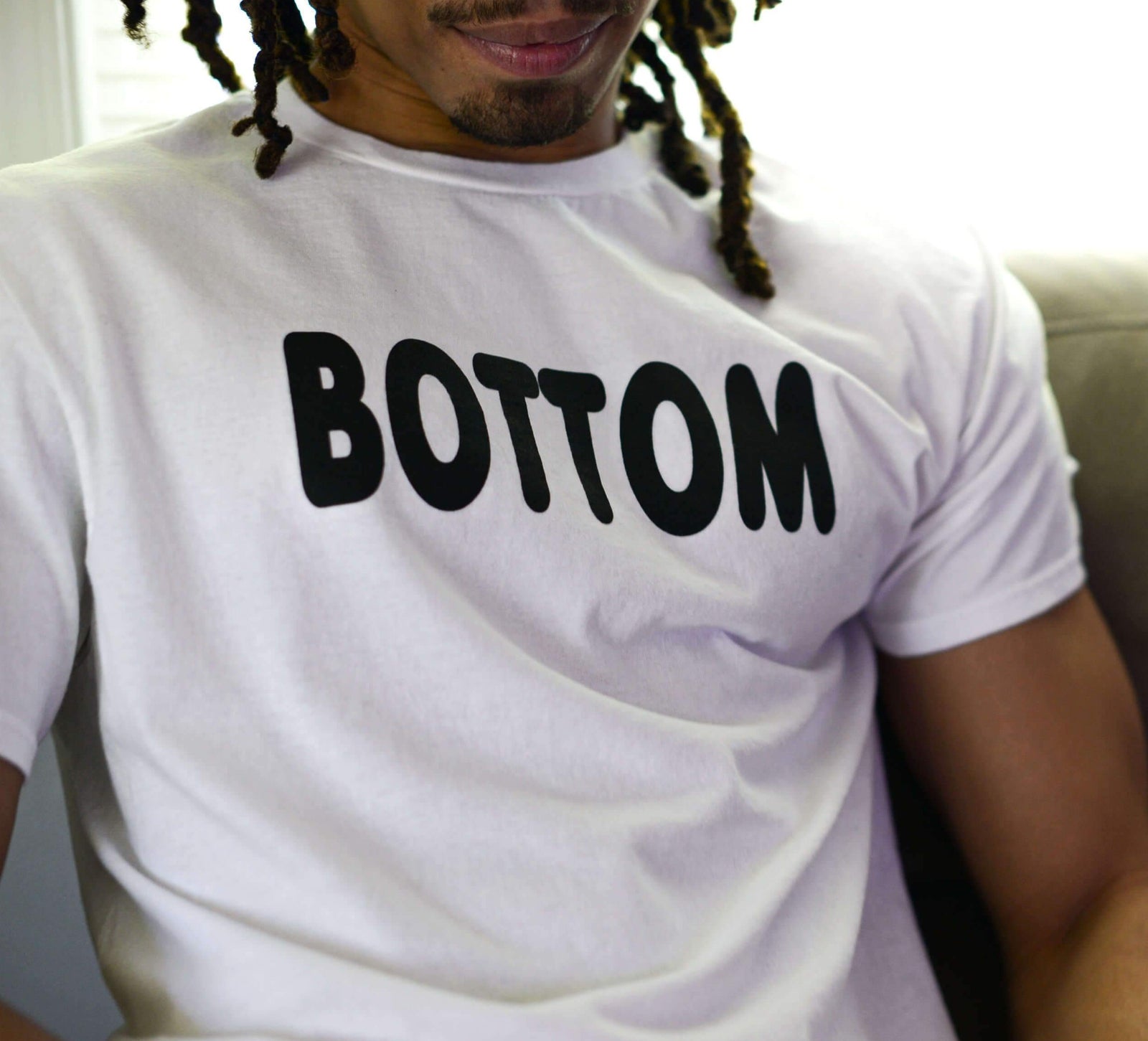 Men's Bottom T-Shirt Tops and Shirts TasteeTreasures 